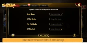 Hướng Dẫn Rút Tiền Game Bài Không Lỗi, Không Gián Đoạn