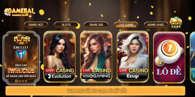 Trải Nghiệm Game Bài IWIN Đẳng Cấp Nhận Thưởng Giá Trị IWIN mang đến kho game bài hấp dẫn