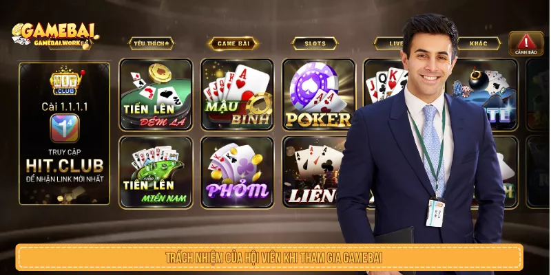 Chơi Có Trách Nhiệm Game Bài Work Cân Bằng Giải Trí Trách nhiệm của hội viên khi tham gia GAMEBAI